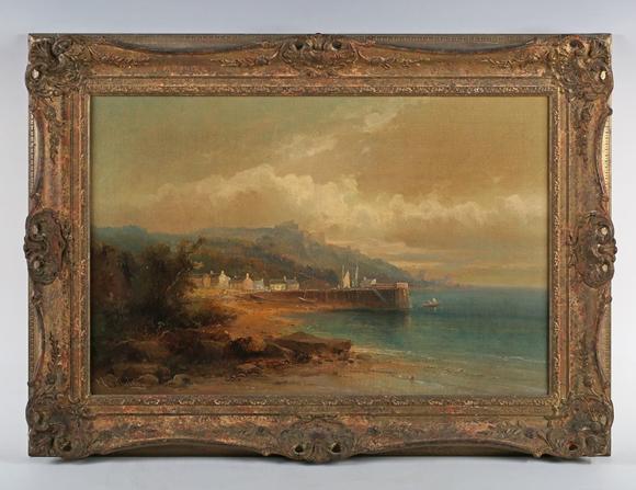 TooveysMary Sinclair (Scottish 19th century) - Rozel Bay and Harbour, Jerse
