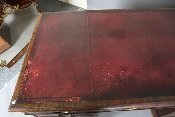 TooveysA good late George III mahogany twin-pedestal desk, in the manner of