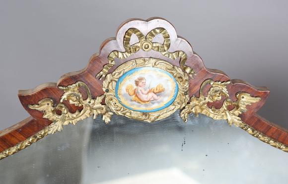 TooveysA? mid/late 19th century burr walnut and gilt metal mounted dressin