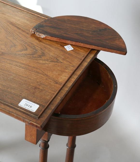 TooveysAn unusual mid-Victorian rosewood quartetto nest of occasional table