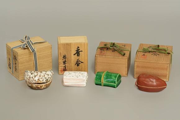 京都祇園會拍賣香盒4點(diǎn) 沉香一組