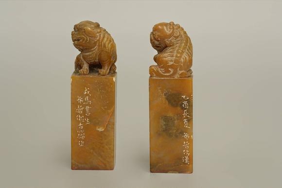 京都祇園會拍賣王爾烈 刻印2方 日本桐箱附