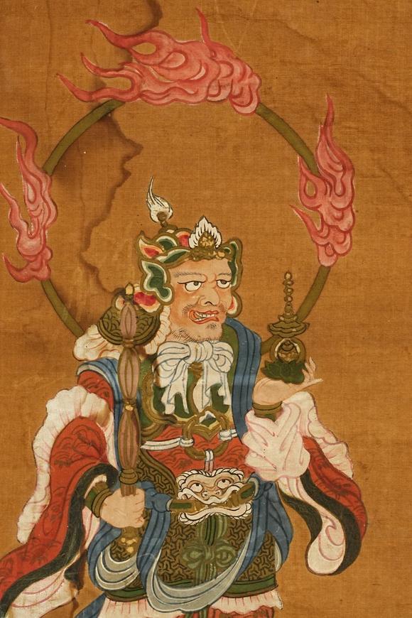 京都祇園會拍賣佚名 佛畫 絹本鏡心