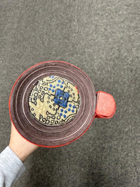 京都祇園會(huì)拍賣清 灑金紙立軸裝裱