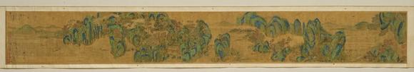京都祇園會(huì)拍賣(mài)王振鵬 青綠山水圖 絹本手卷