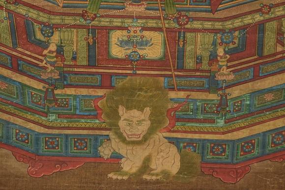 京都祇園會(huì)拍賣寶寧寺地藏王 水陸畫 絹本掛軸