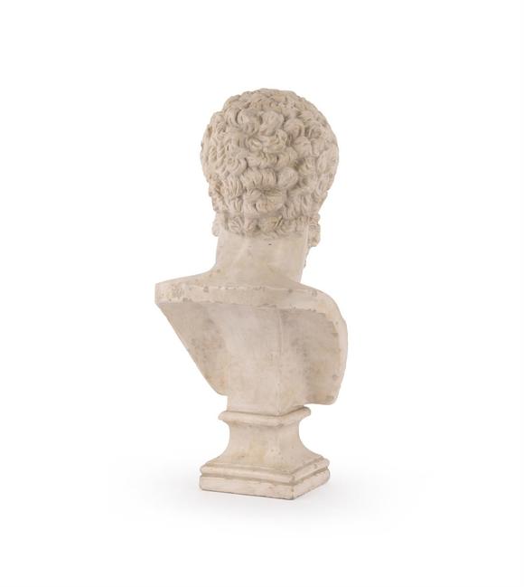 DreweattsA SIMULATED MARBLE BUST OF LUCIUS AURELIUS VERUS, LATE 20TH CENTURY