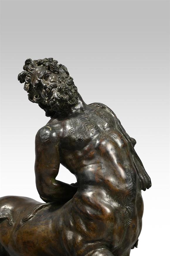 DreweattsAFTER THE ANTIQUE, A LARGE PAIR OF BRONZE FIGURES OF THE FURIETTI CENTAURS, ITALIAN