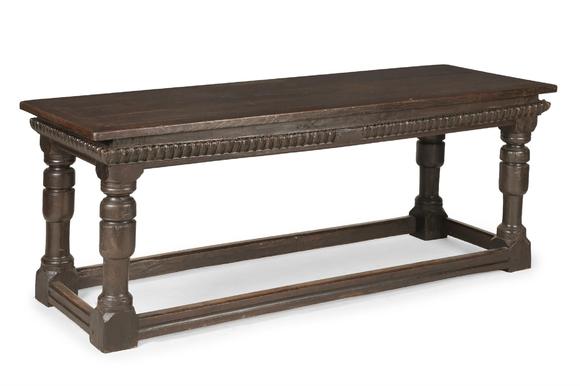 DreweattsAN ELIZABETH I OAK REFECTORY TABLE, CIRCA 1600