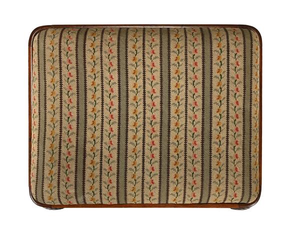 DreweattsA GEORGE II WALNUT AND UPHOLSTERED STOOL, CIRCA 1740