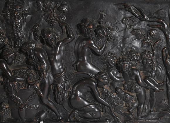 DreweattsAFTER CLAUDE CLODION, A BRONZE RELIEF PLAQUE OF DANCING SATYRS, LATE 19TH CENTURY
