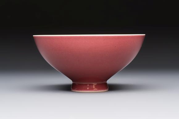 Rob Michiels AuctionsA Chinese copper-red-glazed 'Lianzi' bowl, Qianlong mark and of the period
