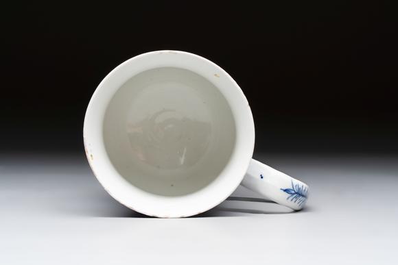 Rob Michiels AuctionsA Chinese Canton famille rose tankard with figural design, Qianlong