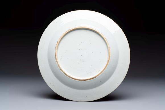 Rob Michiels AuctionsSeven Chinese famille rose plates with floral design, Qianlong