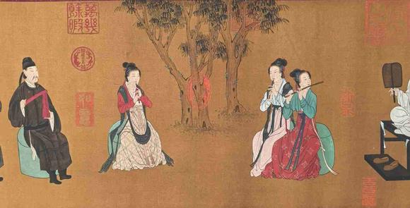 日本松町古美王獻(xiàn)之 宴樂圖 