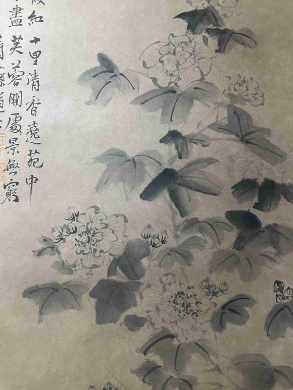 日本松町古美徐渭 花卉十二條屏