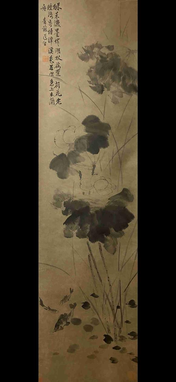 日本松町古美徐渭 花卉十二條屏