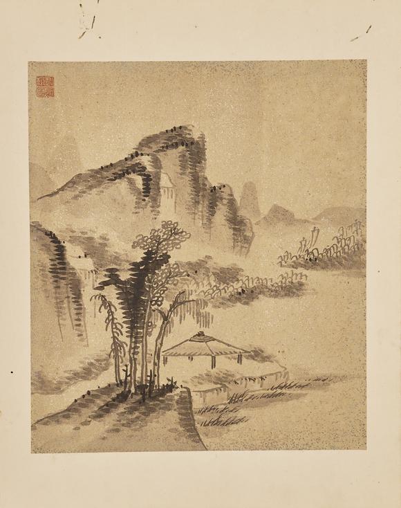 東京中央高鳳翰（1683-1749） 山水冊頁十幀