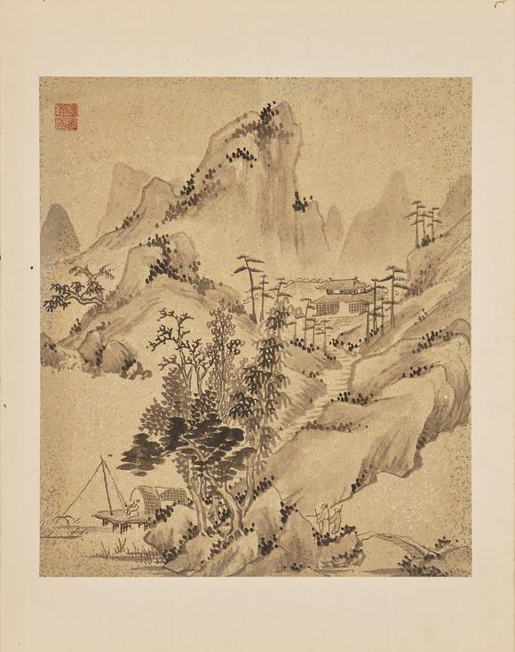 東京中央高鳳翰（1683-1749） 山水冊(cè)頁(yè)十幀