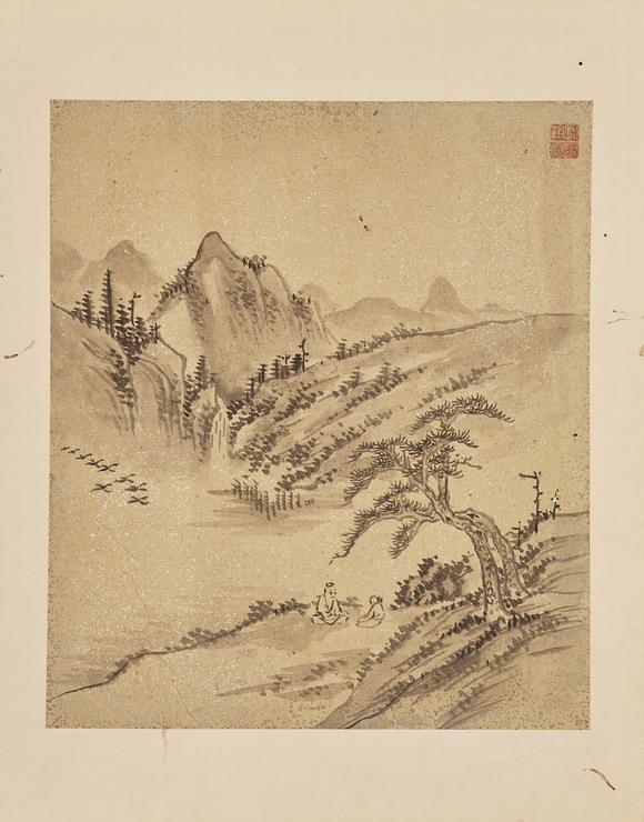 東京中央高鳳翰（1683-1749） 山水冊(cè)頁(yè)十幀