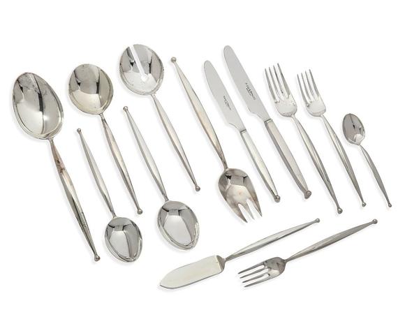 RoseberysA set of German silver 'Gio' pattern flatware.?

Robber & Berking