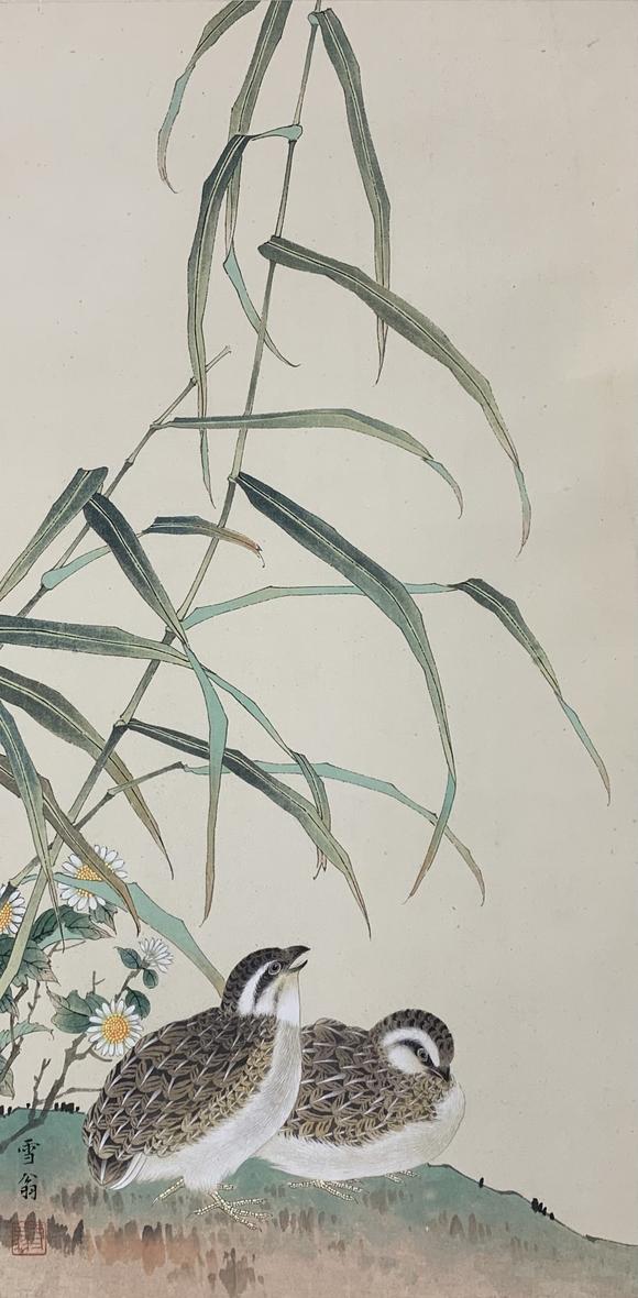 山東瑞蚨興拍賣安居樂業(yè) 60×29.5cm 紙本設色立軸