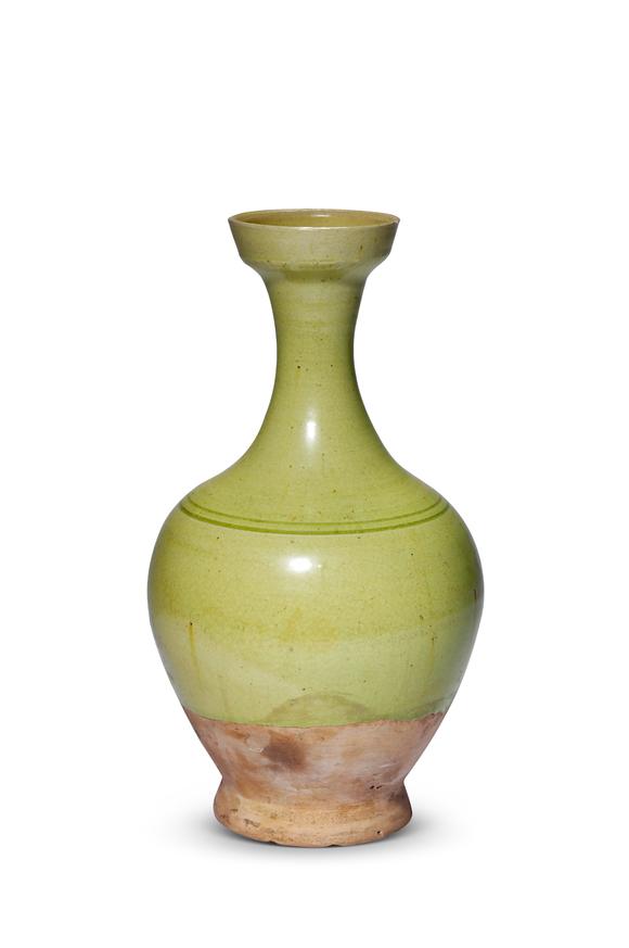 中古陶明 黃釉瓶