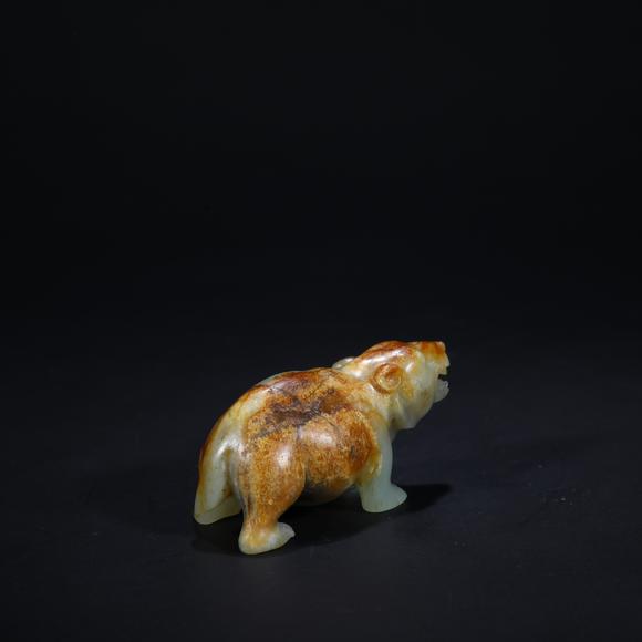春和美術(shù)漢代 白玉圓雕玉熊