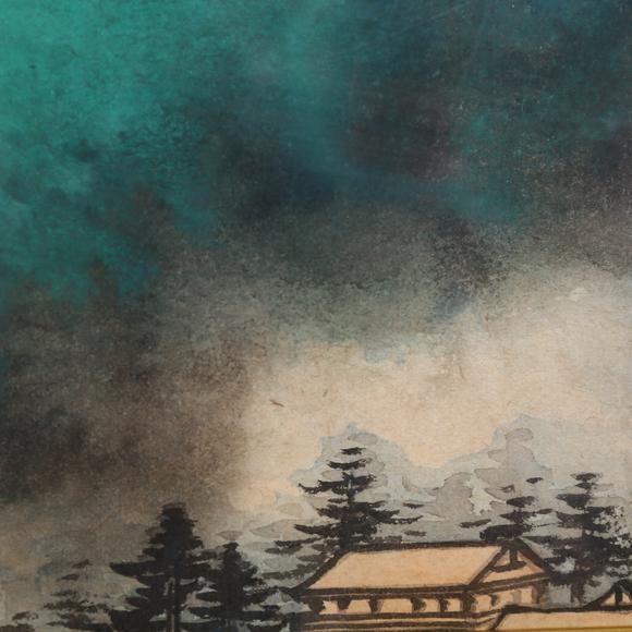 春和美術(shù)張大千  深山過雨