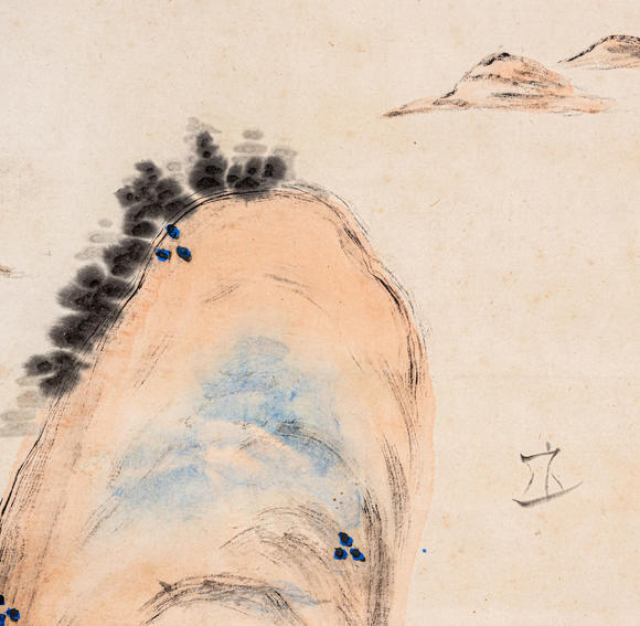 春和美術(shù)錢廋鐵山水