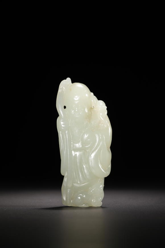 春和美術(shù)清代 和田玉壽星公
