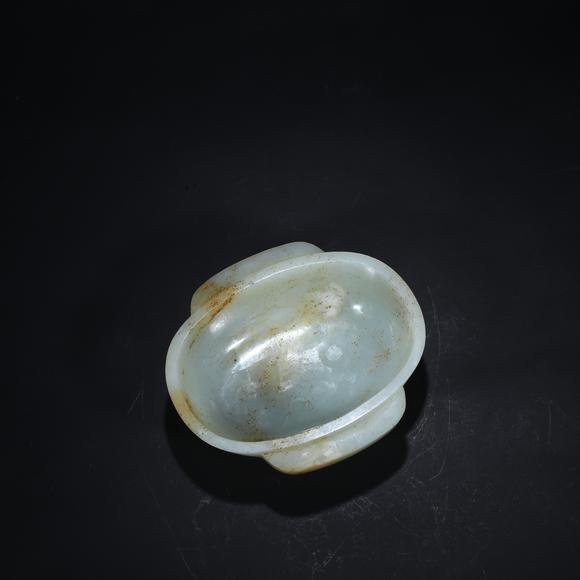 春和美術(shù)漢代白玉耳杯