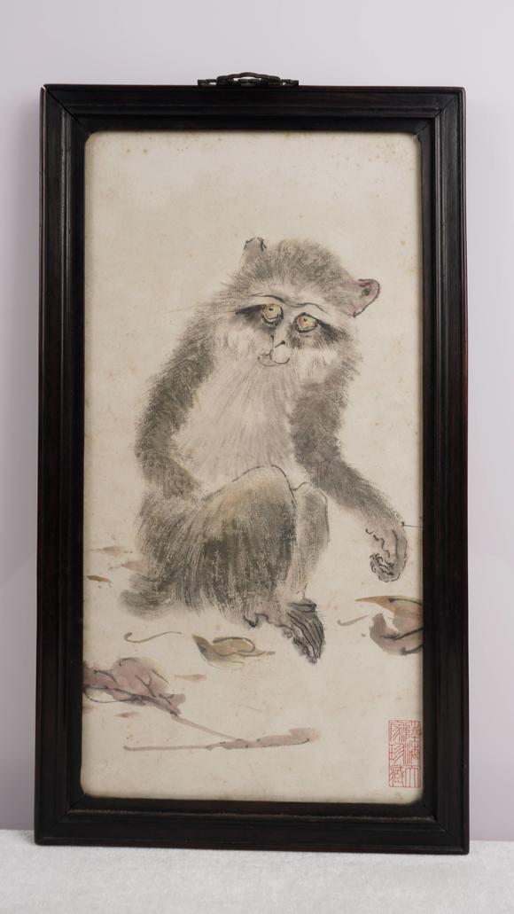 華岳國(guó)際趙少昂  靈猴