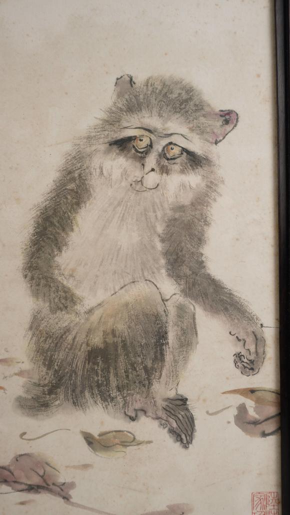 華岳國(guó)際趙少昂  靈猴