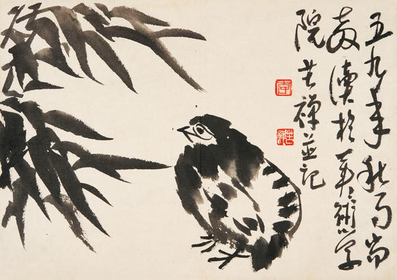 北京懋隆拍賣李苦禪  花鳥