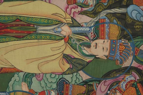 北京懋隆拍賣佚名 北極四圣與三官大帝像
