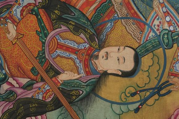北京懋隆拍賣佚名 北極四圣與三官大帝像
