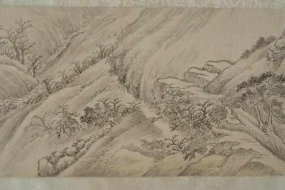 北京懋隆拍賣溥儒 擬王石谷山水卷