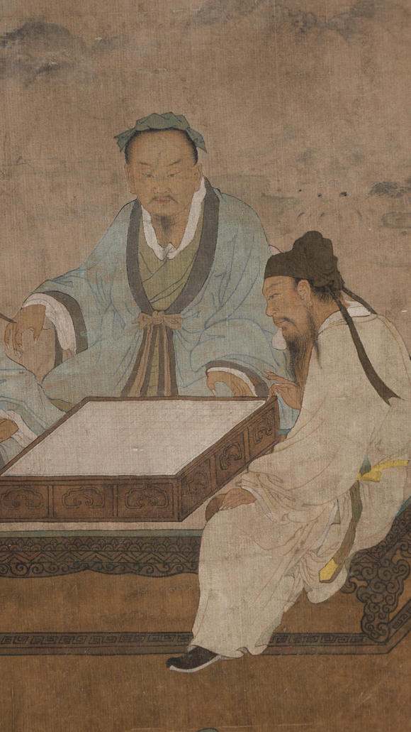 華岳國(guó)際仇英  對(duì)弈圖
