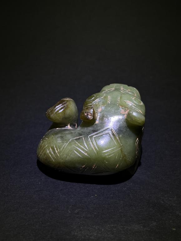 萬(wàn)領(lǐng)國(guó)際漢代玉辟邪瑞獣   附國(guó)華雜志著錄信息