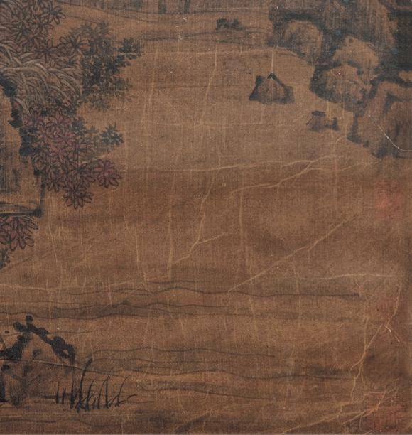  中佳信拍賣藍瑛 華岳高秋圖