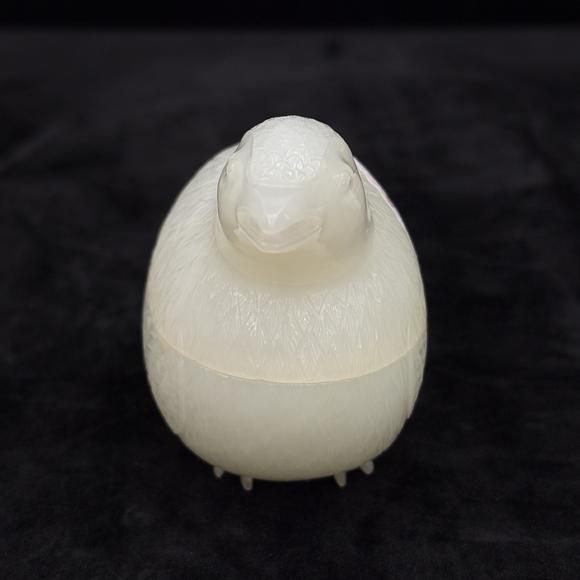 南京十竹齋白玉安居樂業(yè)蓋盒一對(duì)