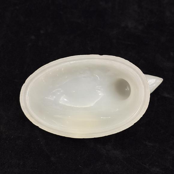 南京十竹齋白玉安居樂業(yè)蓋盒一對(duì)
