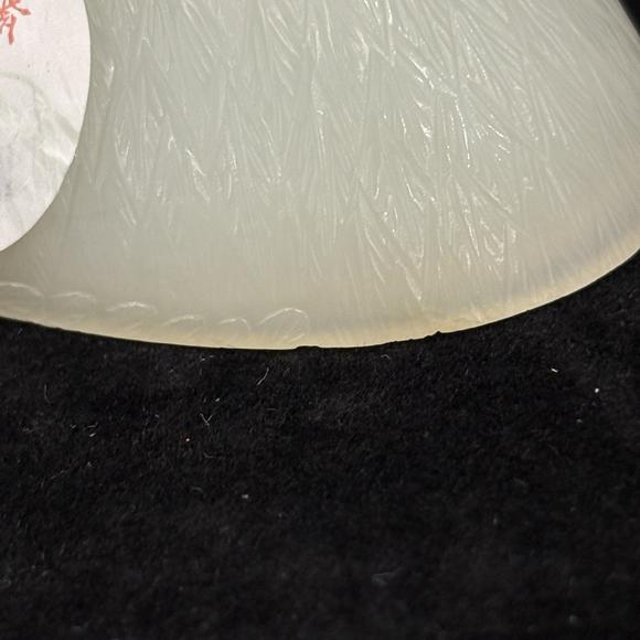 南京十竹齋白玉安居樂業(yè)蓋盒一對(duì)