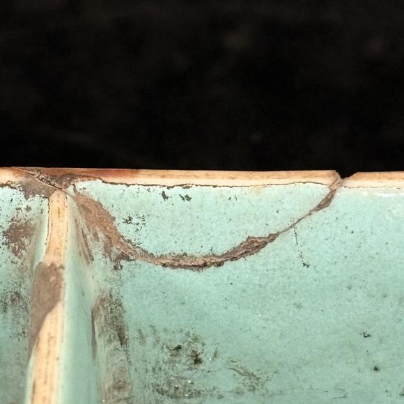 南京十竹齋粉彩花卉紋畫隔碟 淺絳花鳥紋畫隔碟兩件