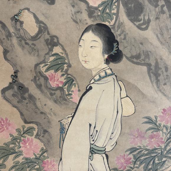 南京十竹齋潘振鏞 春園蝶影