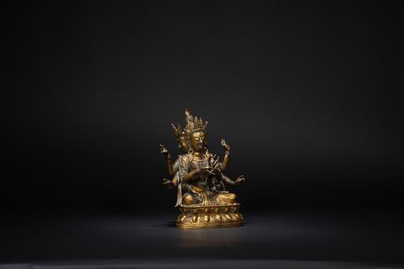 鴻寶源拍賣清乾隆 尊勝佛母