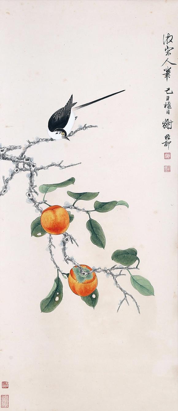 香港華輝謝稚柳    花鳥