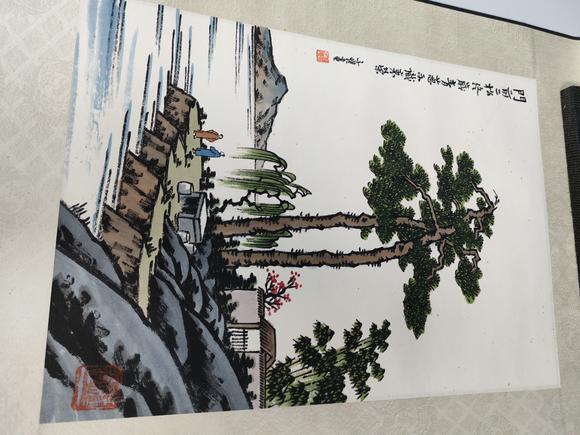 豐藝香港拍賣豐子愷 門前二松圖
