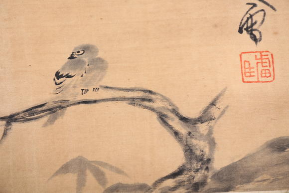 萬(wàn)領(lǐng)國(guó)際八大山人  花鳥(niǎo)雙挖